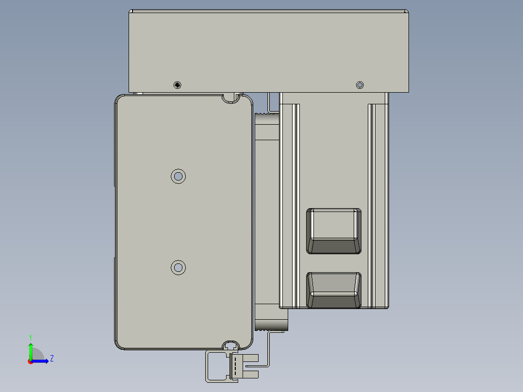 威洛博双电机滑台-VBC14S2-L50-S2400-BU-P40-C6左视图