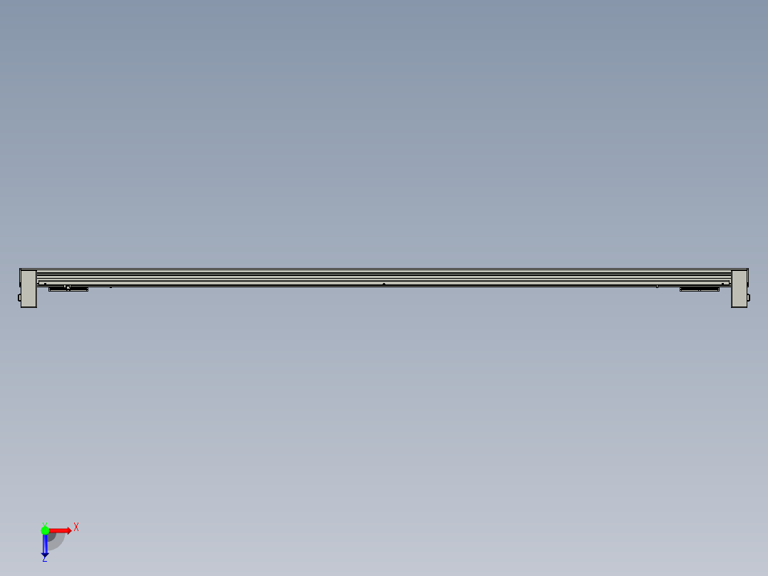 威洛博双电机滑台-VBC14S2-L50-S2400-BU-P40-C6俯视图