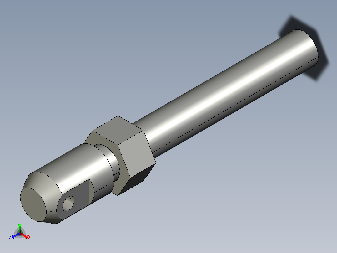 鏈條螺絲(Single End長型)CBS2-3D多系列多零件图纸模型正等轴测图