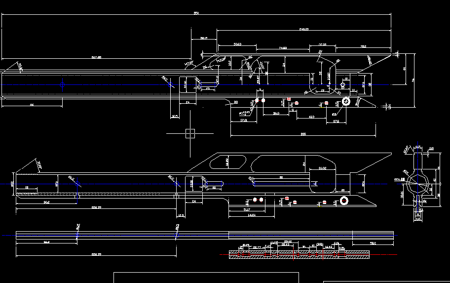 美国秃鹰PCP气步枪（加工图纸）（精品全套CAD详细图）