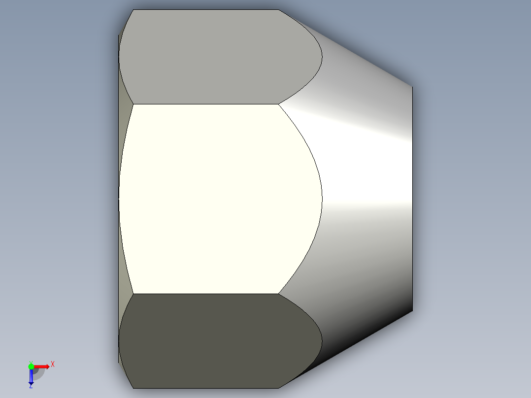 DIN 74361紧固件螺母螺栓俯视图