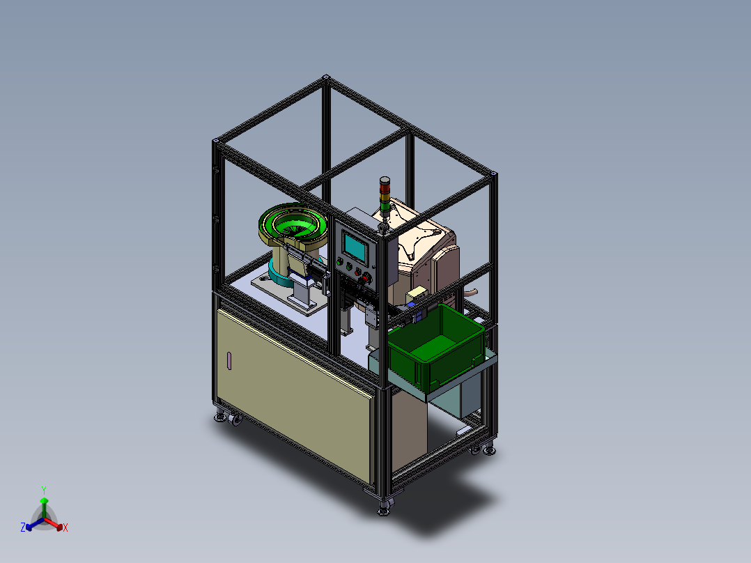 自动打码机正等轴测图