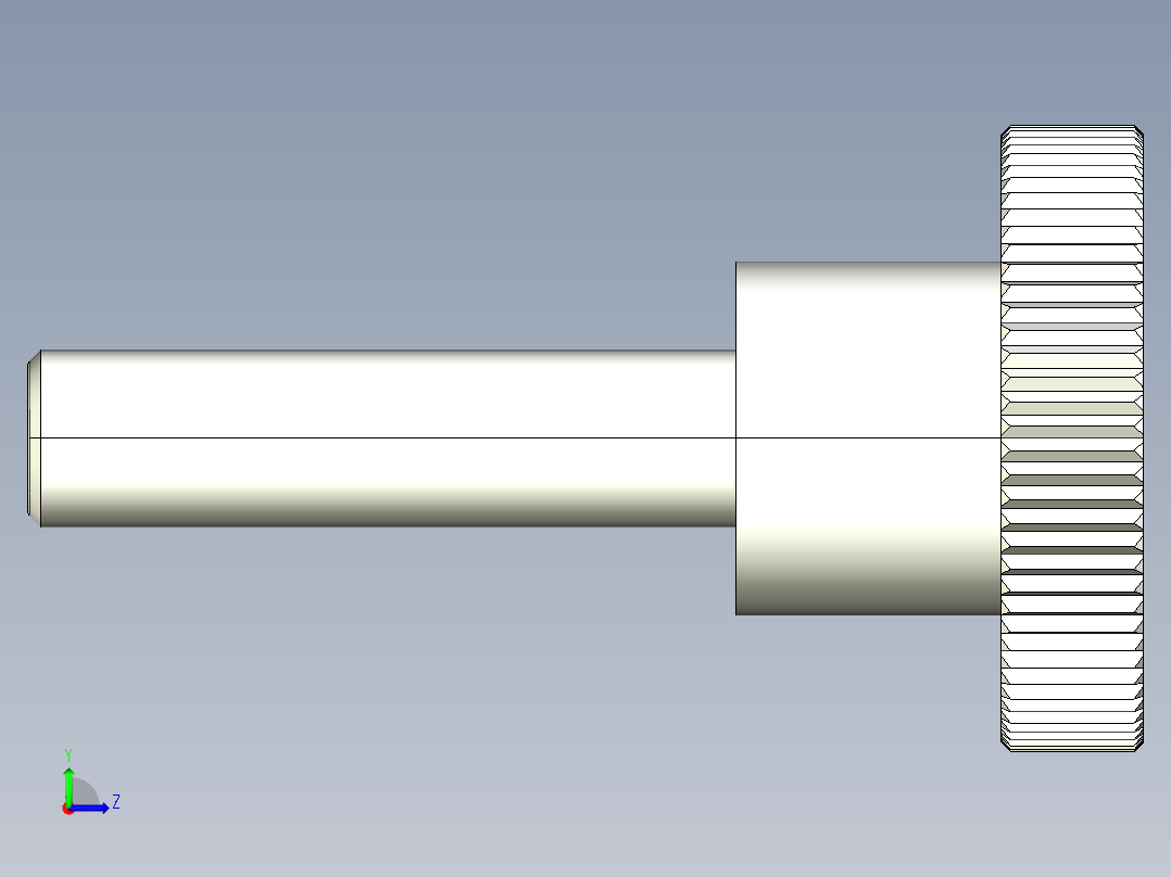 把手(鋼材)2479-3D多系列多零件图纸模型左视图