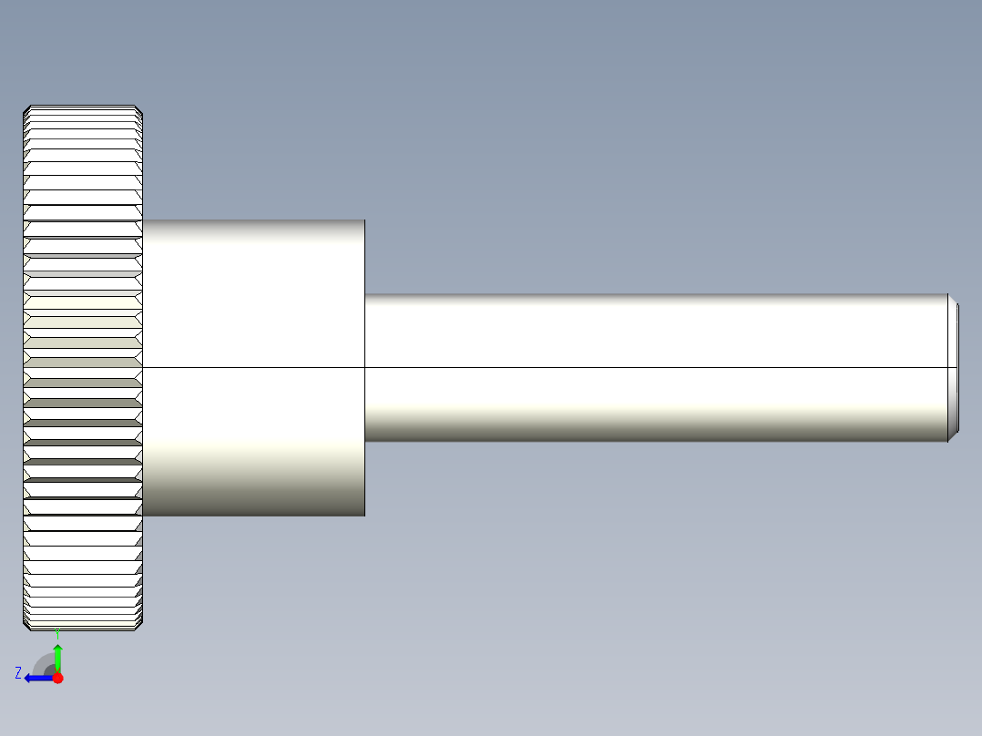 把手(鋼材)2479-3D多系列多零件图纸模型右视图