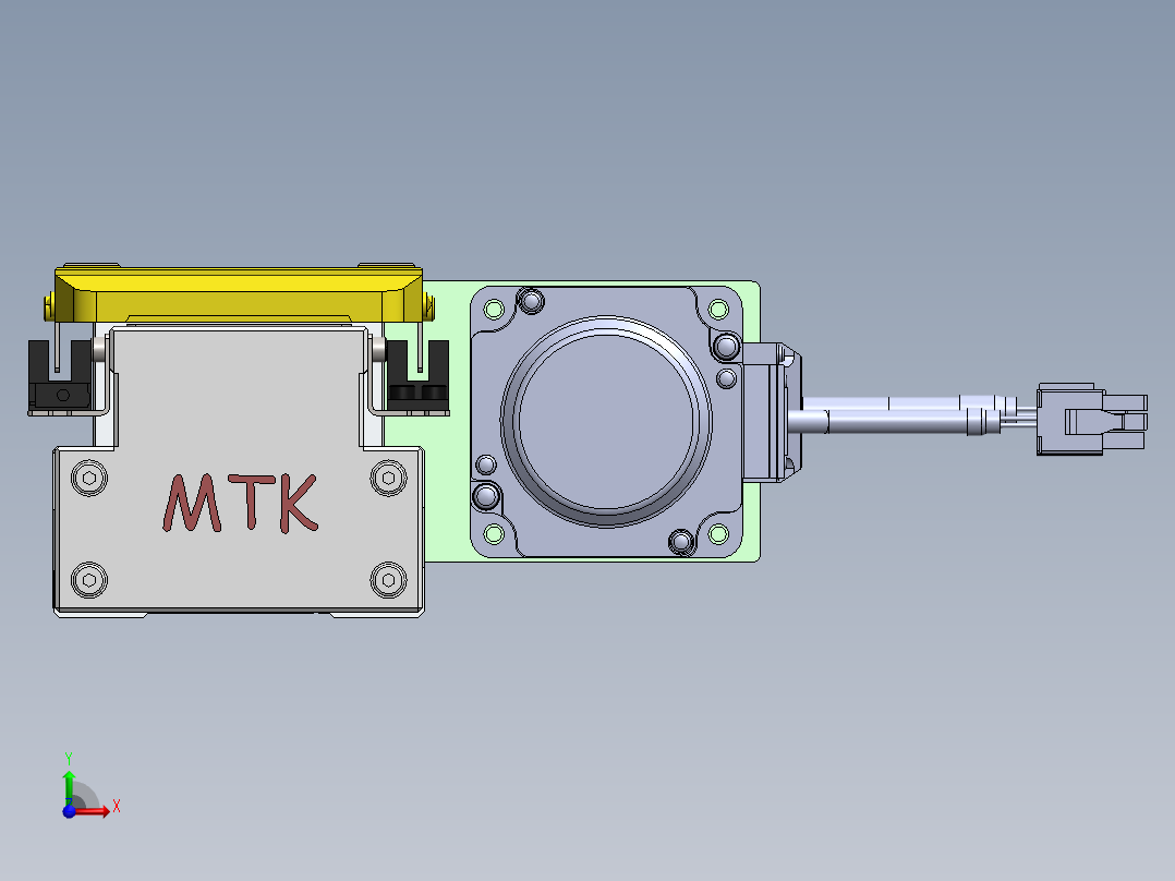 GTH内嵌丝杆全封闭GTH8-BR-200W前视图