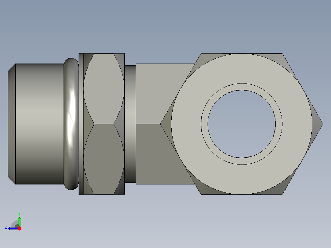 卡套式工业通用硬管接头8_s5bu-s右视图