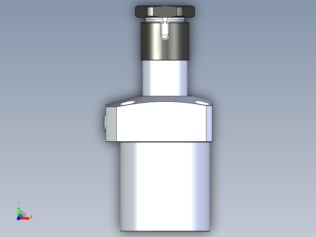 KOSMEKLHA0900-GR-Q20_R01多系列多零件图纸模型前视图