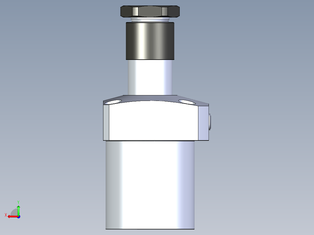 KOSMEKLHA0900-GR-Q20_R01多系列多零件图纸模型后视图