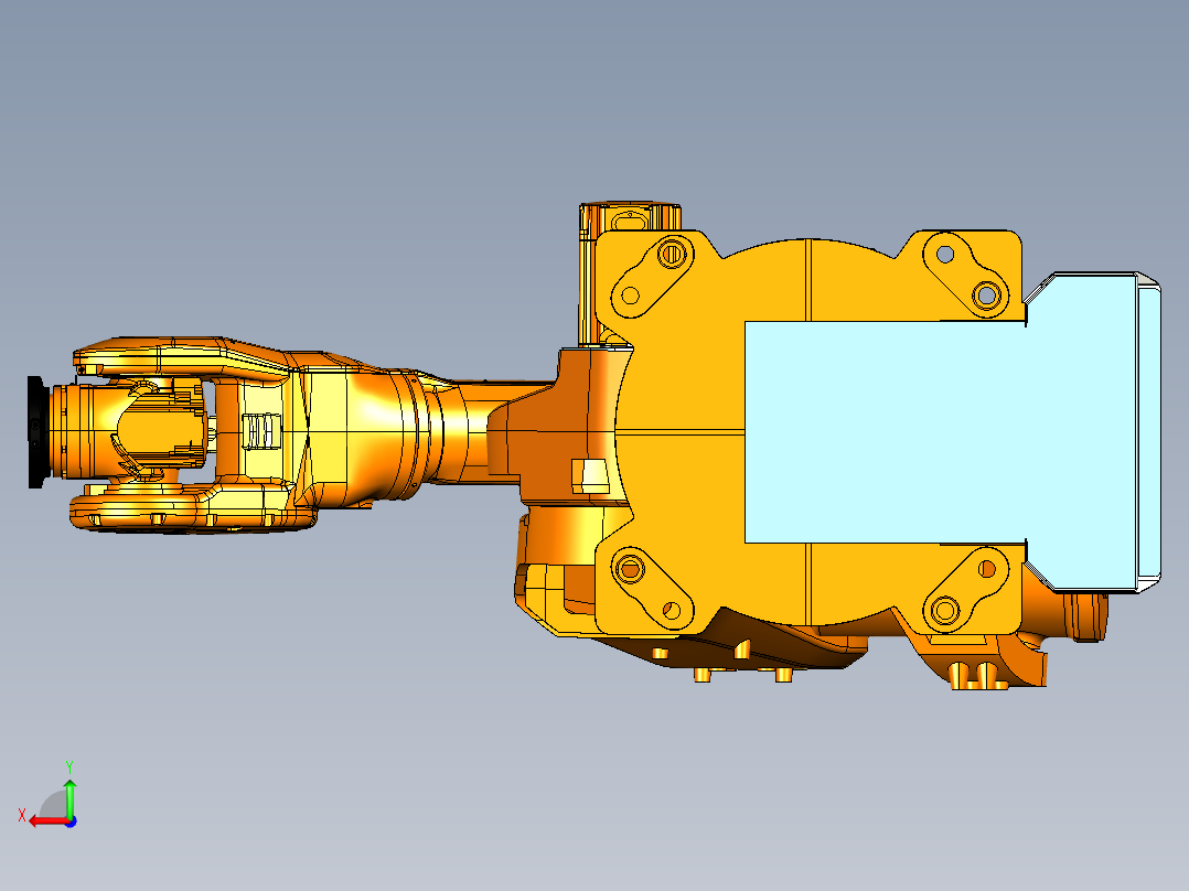 abb irb 6640后视图