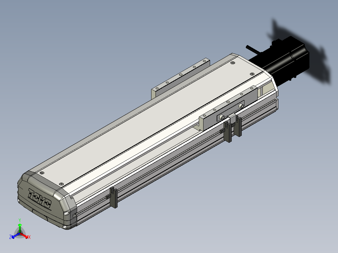 Toyo东佑达直线模组-ETH14-300-BC-400W-C4反正等轴测图