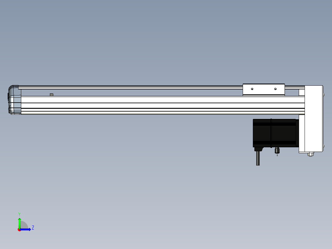 Toyo东佑达直线模组-ETH10-450-BM-200W左视图