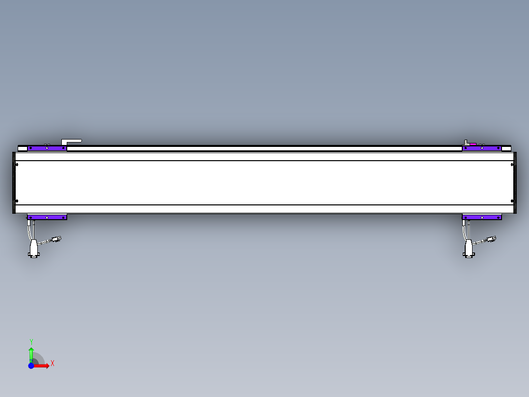 威洛博VL系列3d模型模组2VL17E1Y-S1050前视图