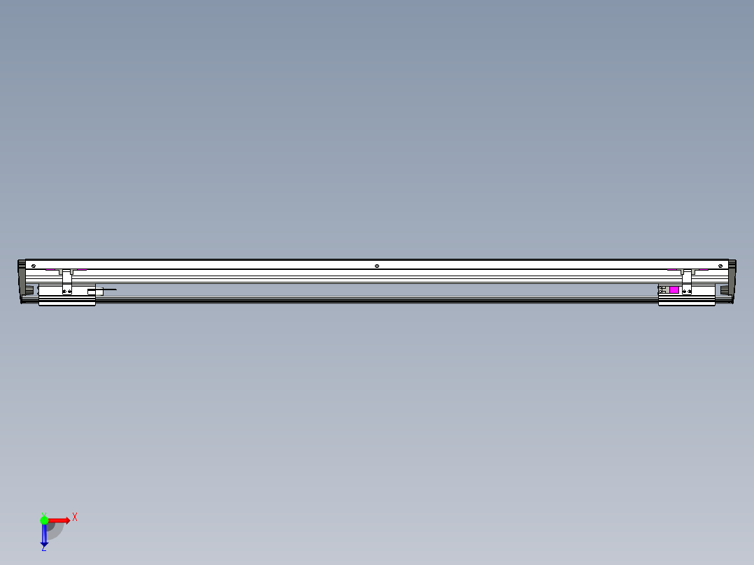 威洛博VL系列3d模型模组2VL17E1Y-S1050俯视图