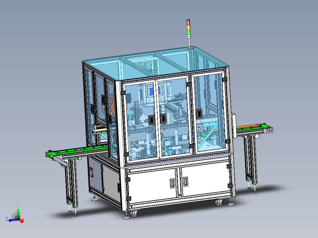 聚合物电池整形贴标机