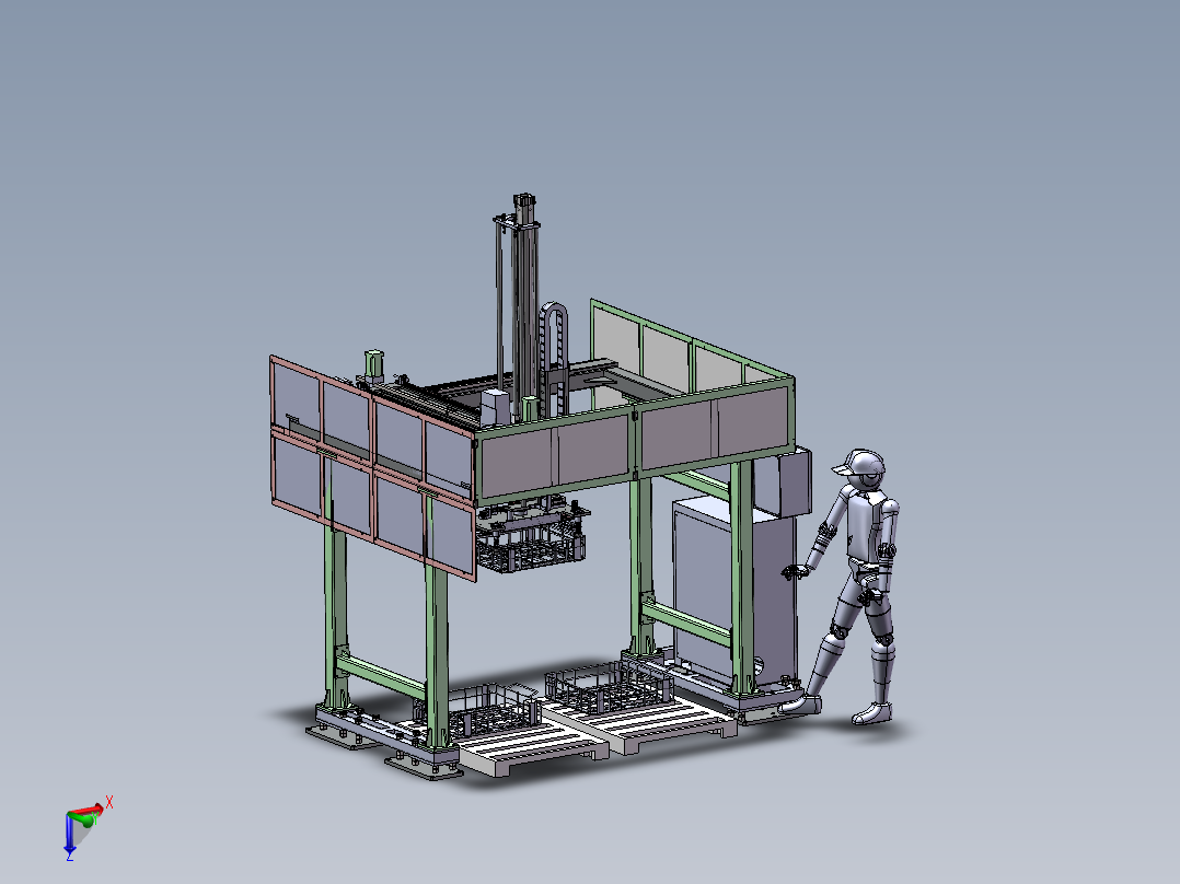 大桁架<span style='color: red'>机械手</span>出料架