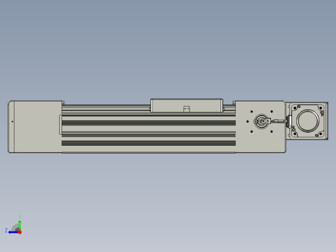 威洛博直线电机模组EB10-L224-S200-BL-ZP75-MS3-5K右视图