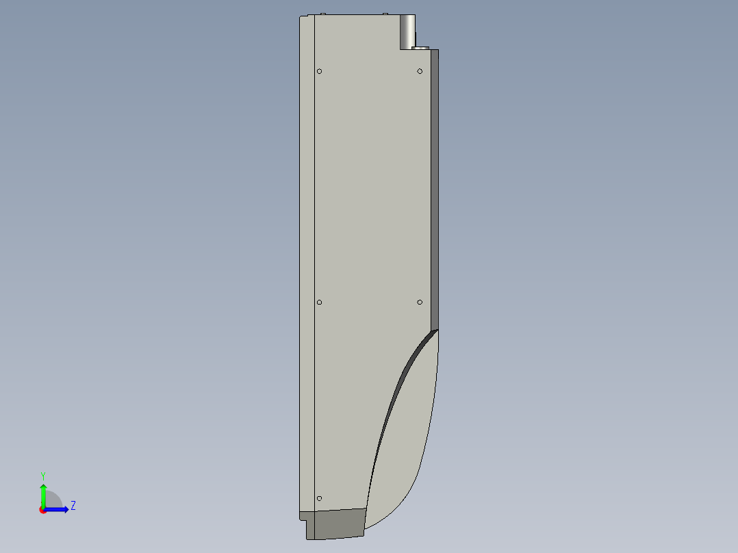 基恩士ML-Z9520_kc图纸模型左视图