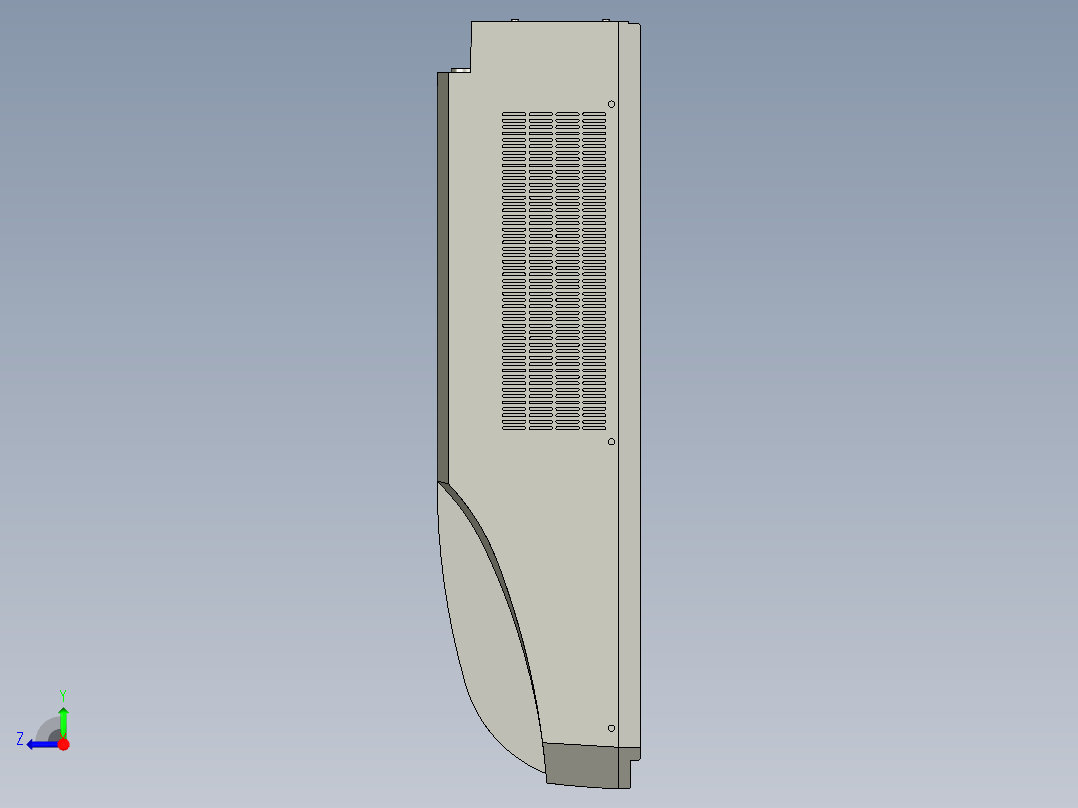 基恩士ML-Z9520_kc图纸模型右视图