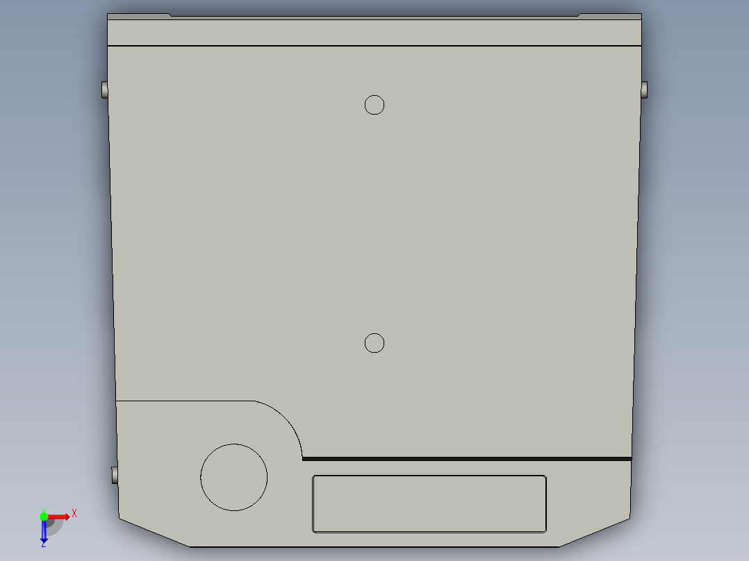 基恩士ML-Z9520_kc图纸模型俯视图