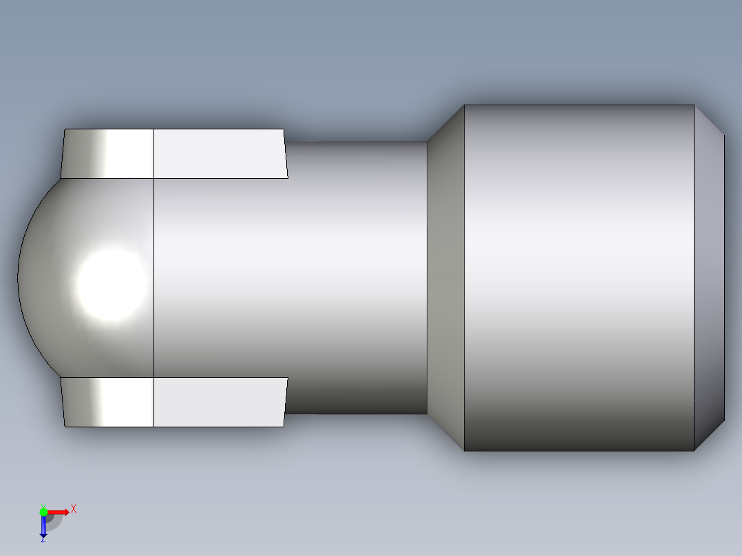 卡套式工业通用硬管接头EO_Weld_elbown_WAS06SX俯视图