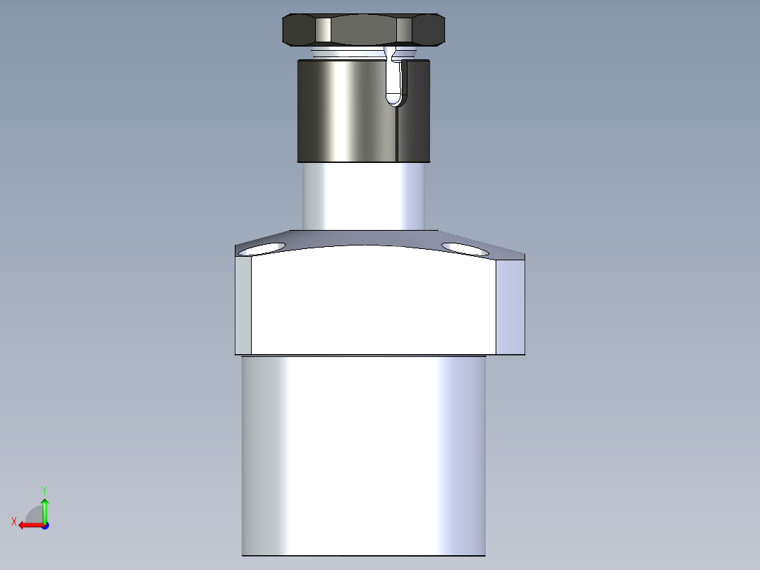 KOSMEKLHA0900-SL-Y60_R01多系列多零件图纸模型后视图
