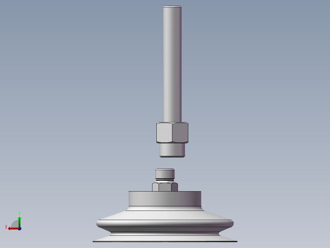 圆柱螺旋压缩弹簧HB362后视图