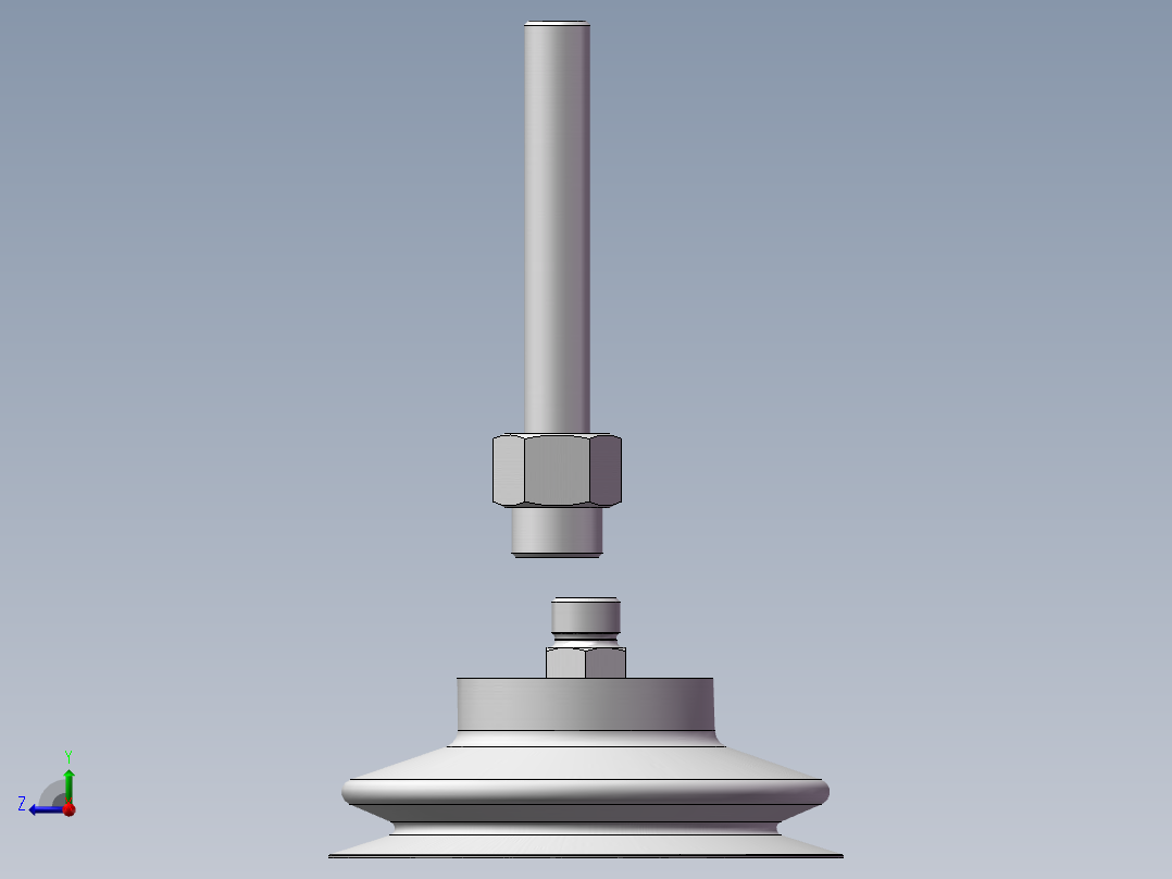 圆柱螺旋压缩弹簧HB362右视图