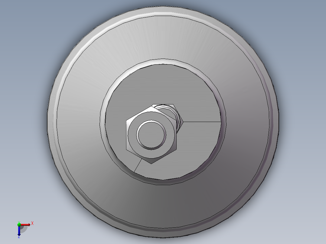 圆柱螺旋压缩弹簧HB362俯视图