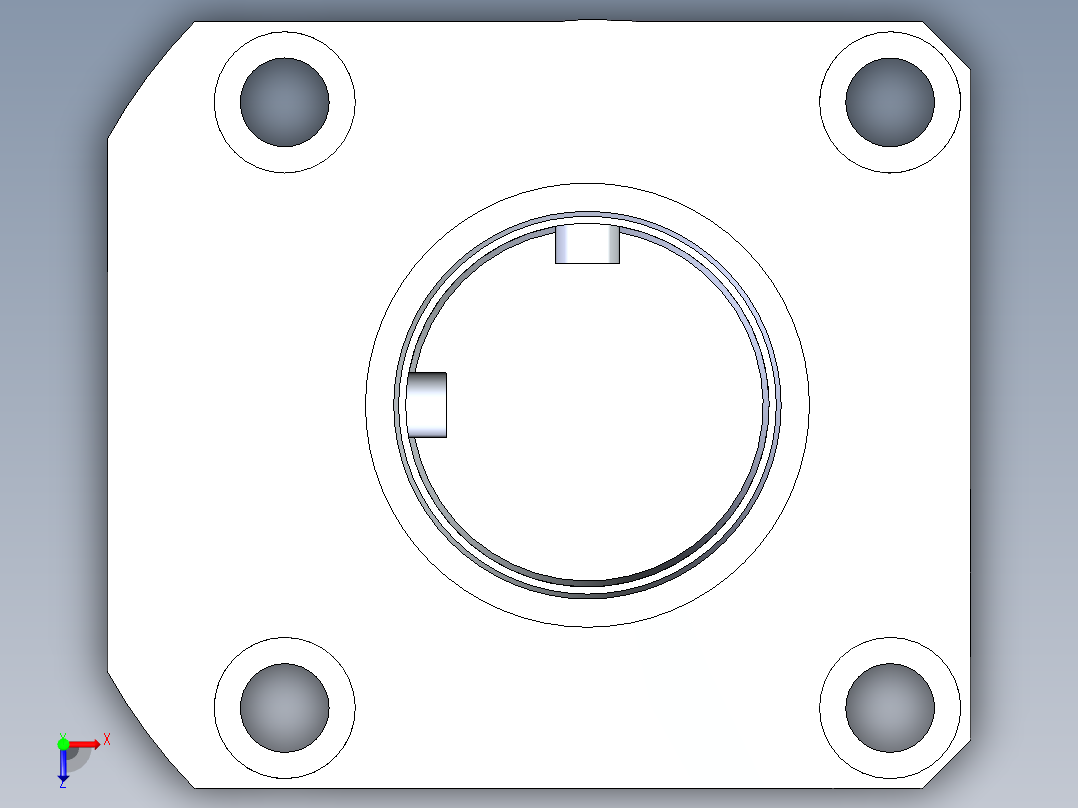 KOSMEKLHA0900-SR-F多系列多零件图纸模型俯视图