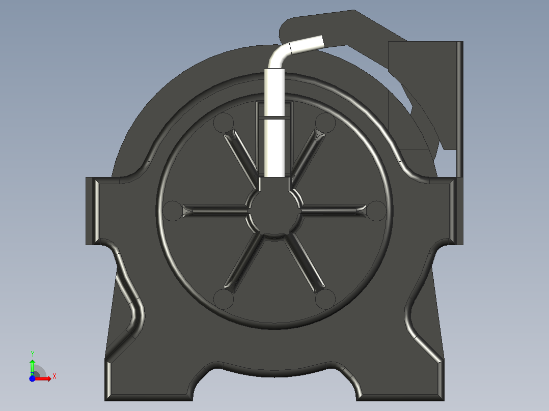 液压绞车--inventor x_t igs前视图