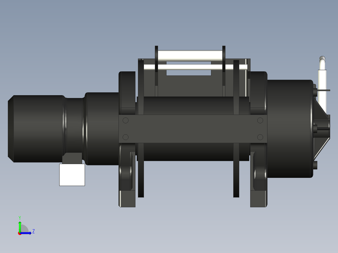 液压绞车--inventor x_t igs左视图