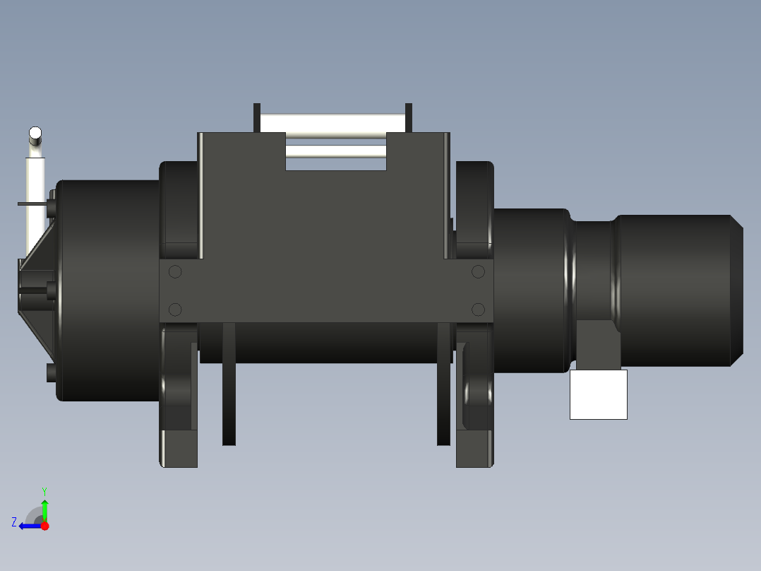 液压绞车--inventor x_t igs右视图