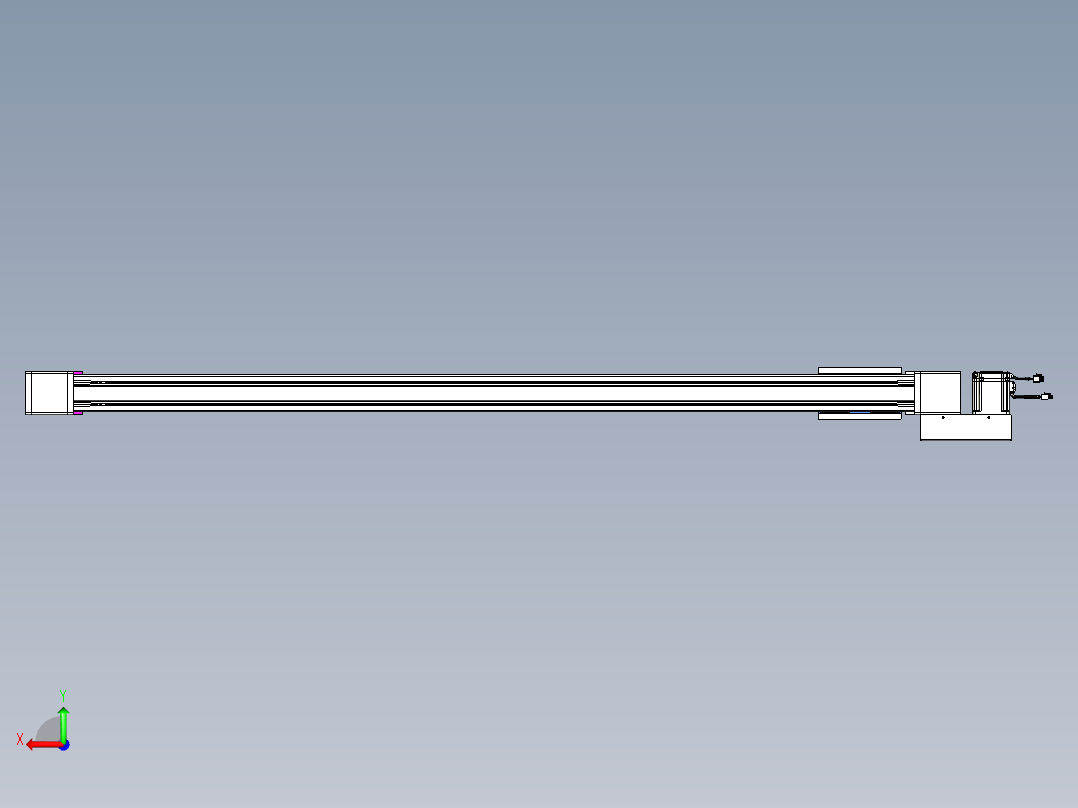 威洛博LB.GB同步带传动--欧规系列GB8-L96-S1600-BL-P75后视图
