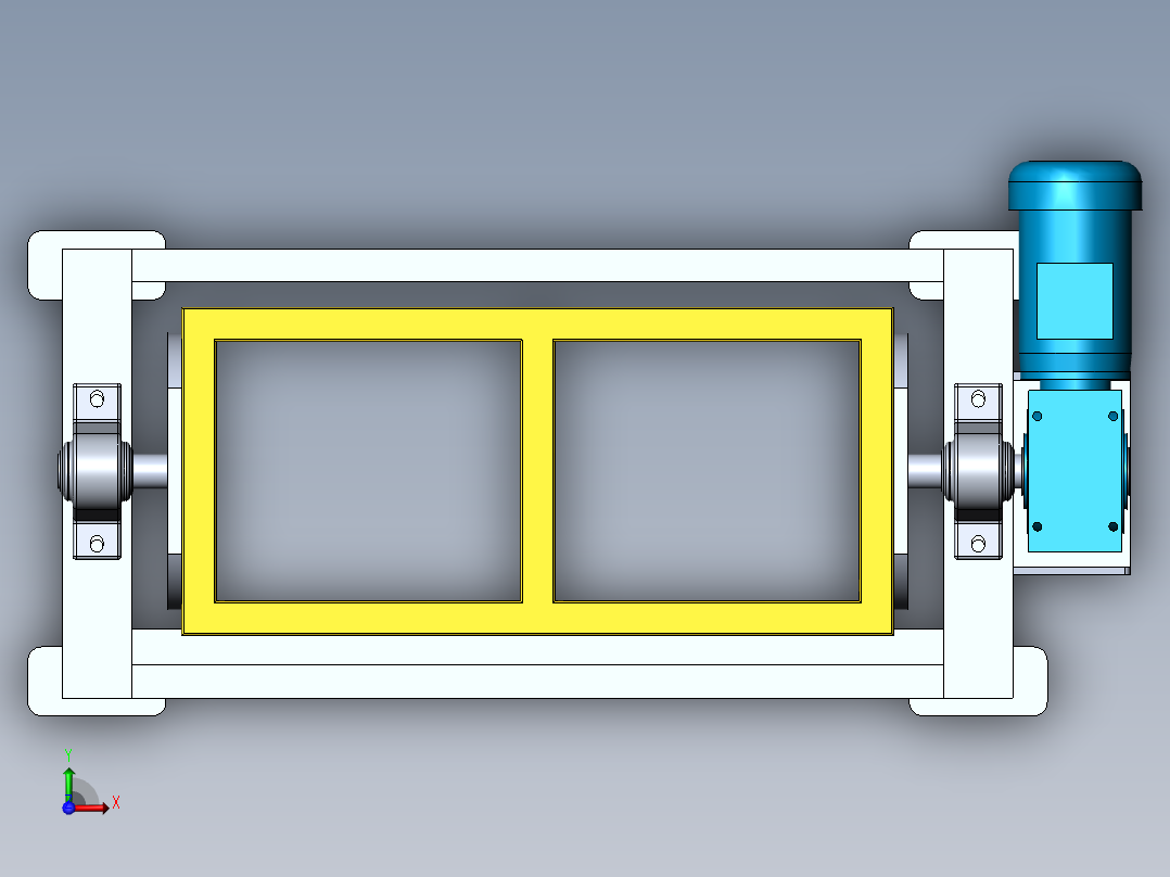 机架式变位机sw18可编辑前视图