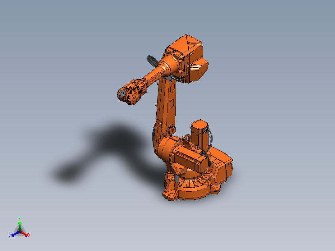 ABB IRB 2600 12 1.85正等轴测图