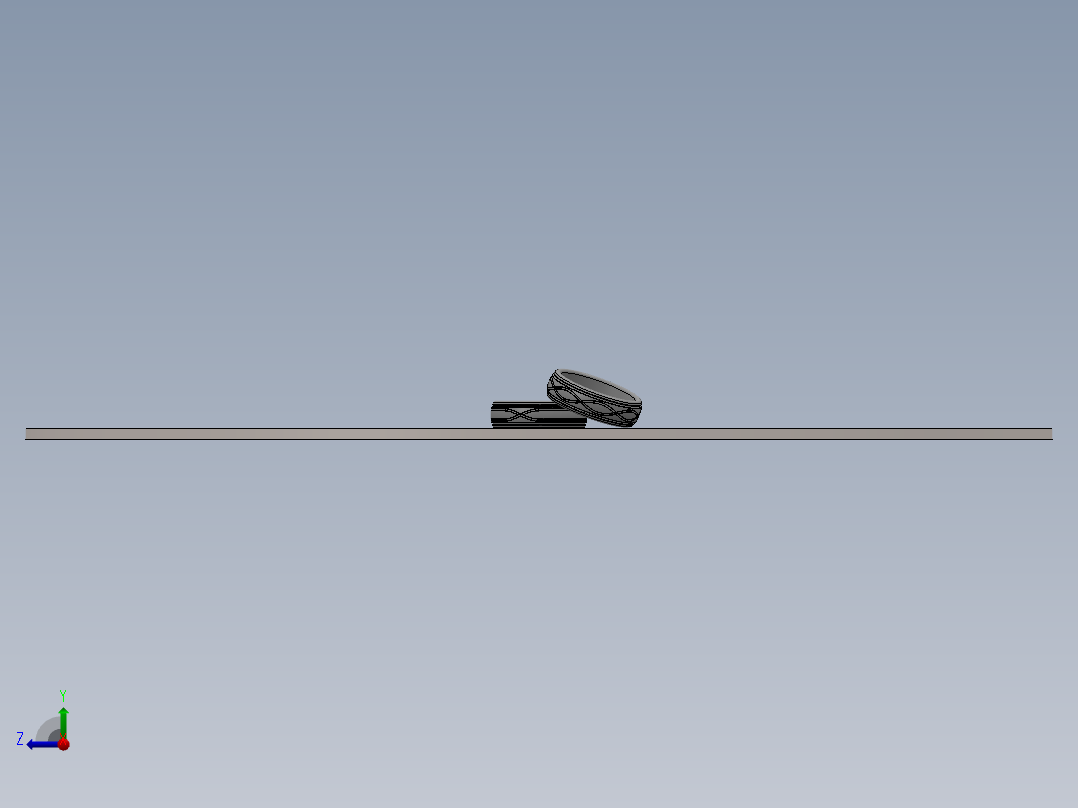 solidworks 钛合金戒指造型设计右视图