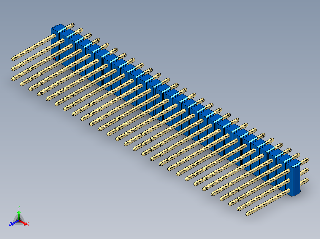 彩色公头100mil（2.54mm）系列-DS1021_blue_3x28p_100mil_Type5_rev1.0