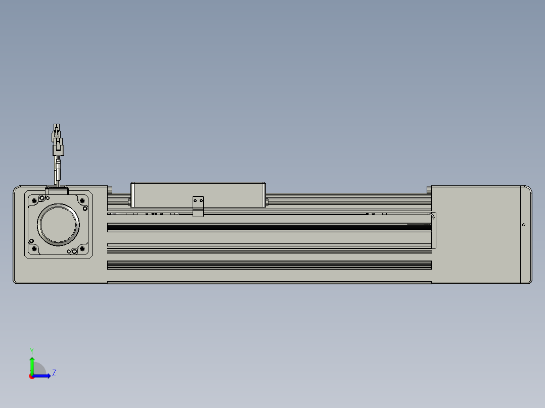 威洛博直线电机模组EB10-L224-S200-L-ZP75-MS3-5K左视图