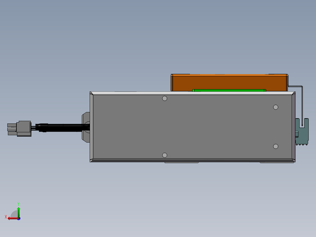 MCH丝杆全封闭MCH14-BR-200W后视图