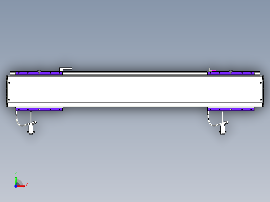 威洛博VL系列直线电机模组-2VL14S3-S600前视图