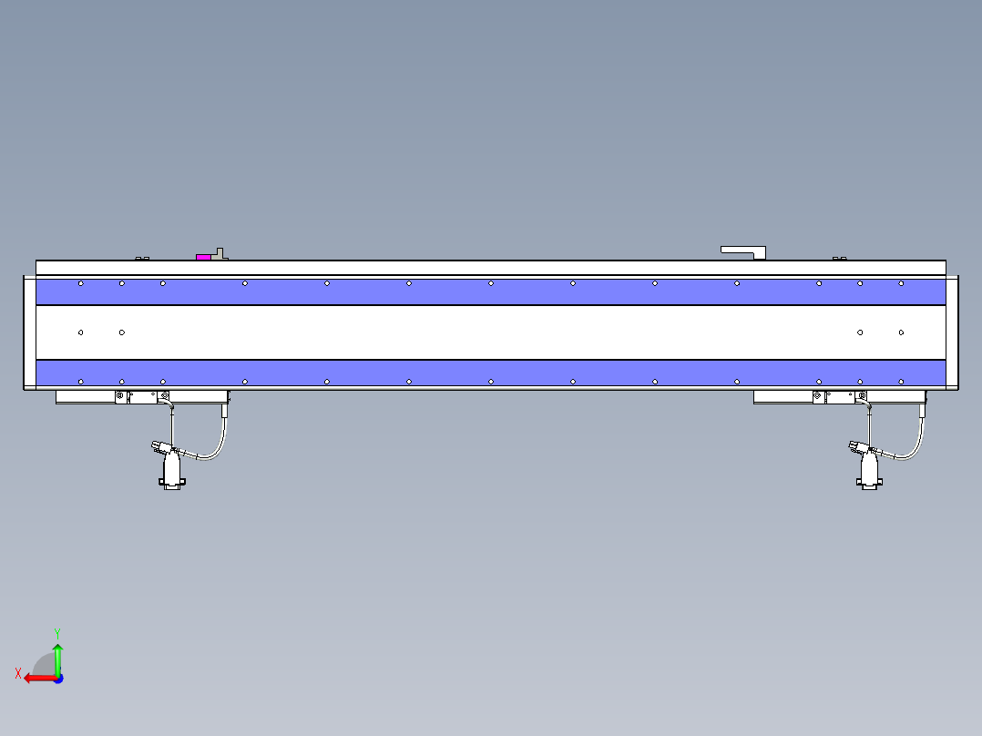 威洛博VL系列直线电机模组-2VL14S3-S600后视图