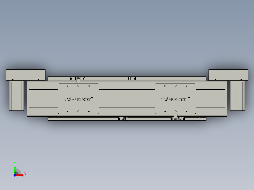 威洛博双电机滑台-VBC14S2-L50-S200-BLR-P40-C6前视图