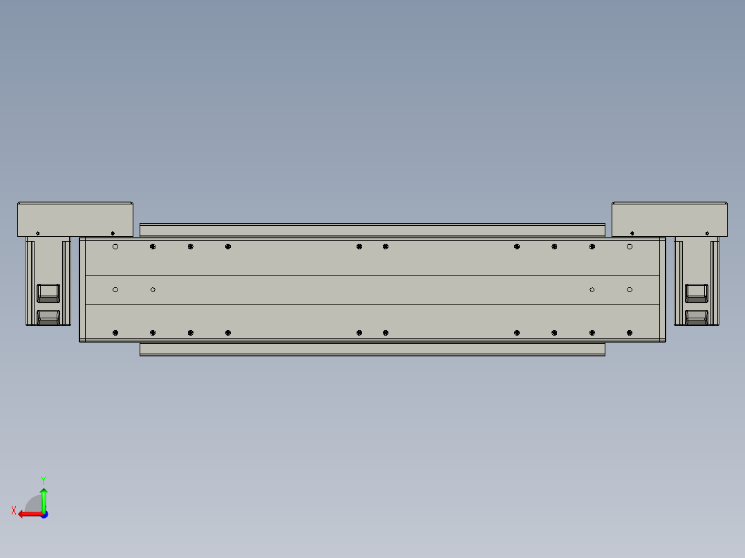 威洛博双电机滑台-VBC14S2-L50-S200-BLR-P40-C6后视图