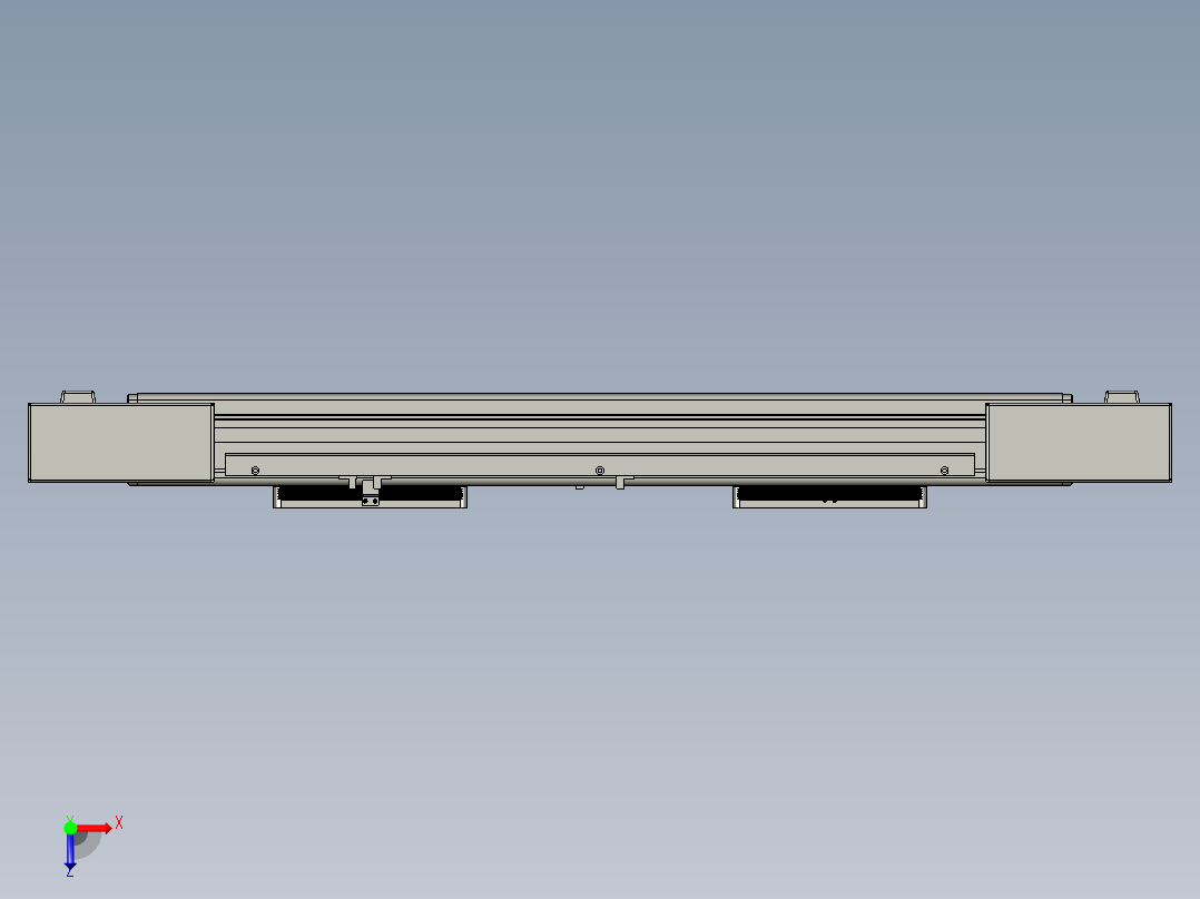 威洛博双电机滑台-VBC14S2-L50-S200-BLR-P40-C6俯视图