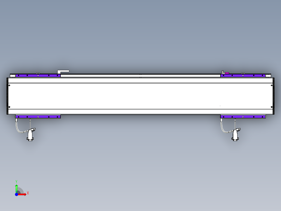 威洛博VL系列直线电机模组-2VL17E3-S700前视图