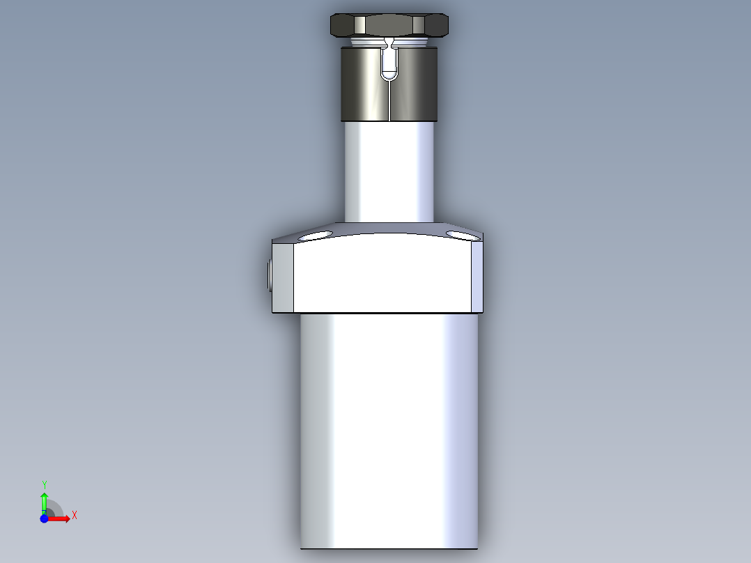 KOSMEKLHA0900-GR-Q35_R01多系列多零件图纸模型前视图