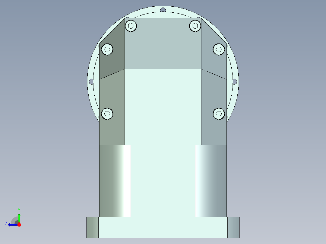 直齿ZPLH160-L3 42-114.3-200-M12.stp右视图