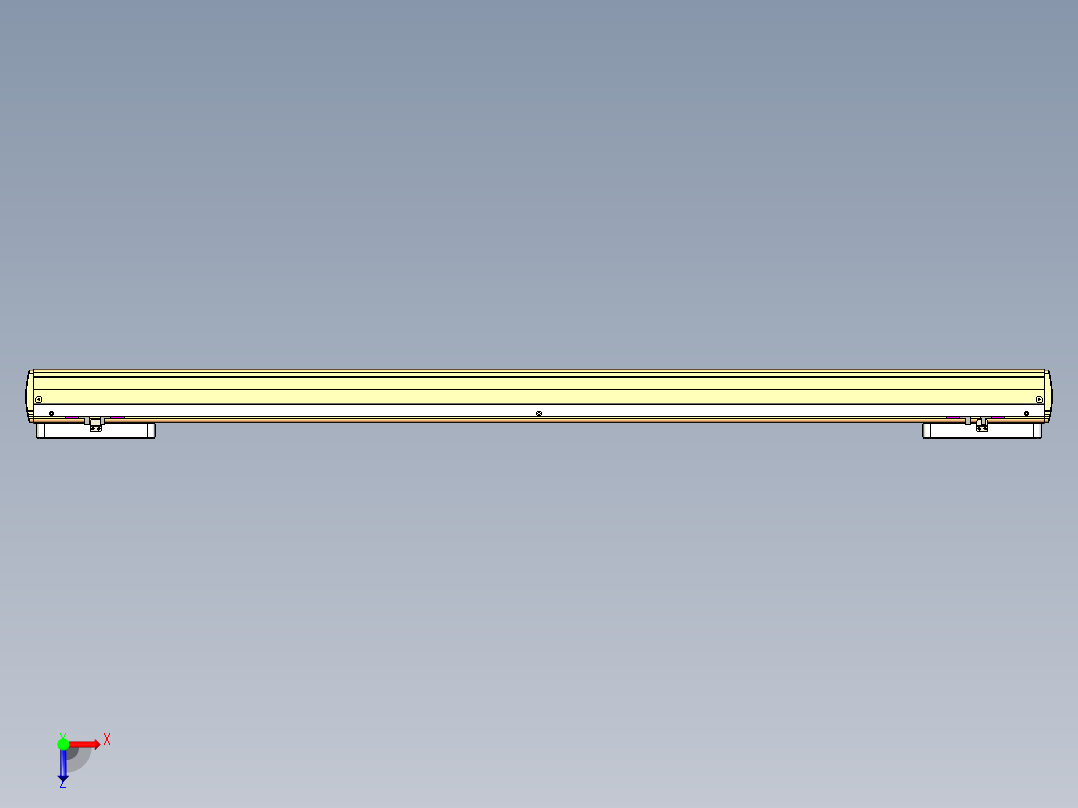 威洛博LC系列3d模型模组2LC17E1Y-S1000俯视图
