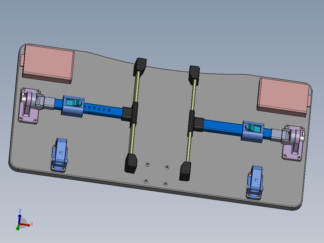 折叠桌装配模型