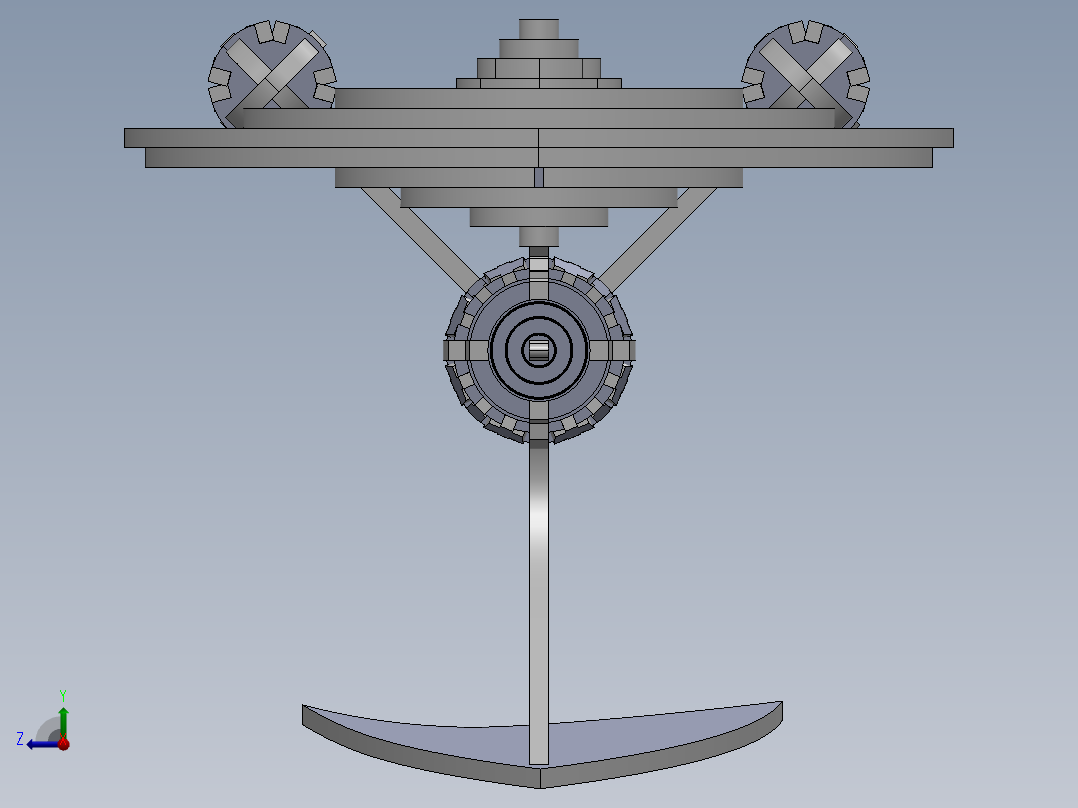 激光下料拼图星际战舰3CAD-Parasolid, SOLIDWORKS 2016右视图